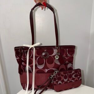 Coach Matching Shoulder bag and wallet